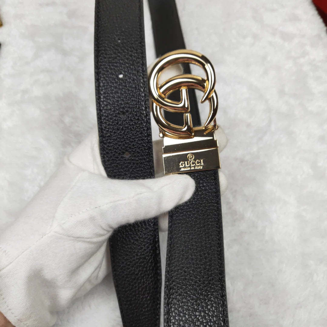 3 Colors Fashion metal buckle leather belt - Image 4