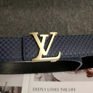 3 Colors  Blue Leather Belt