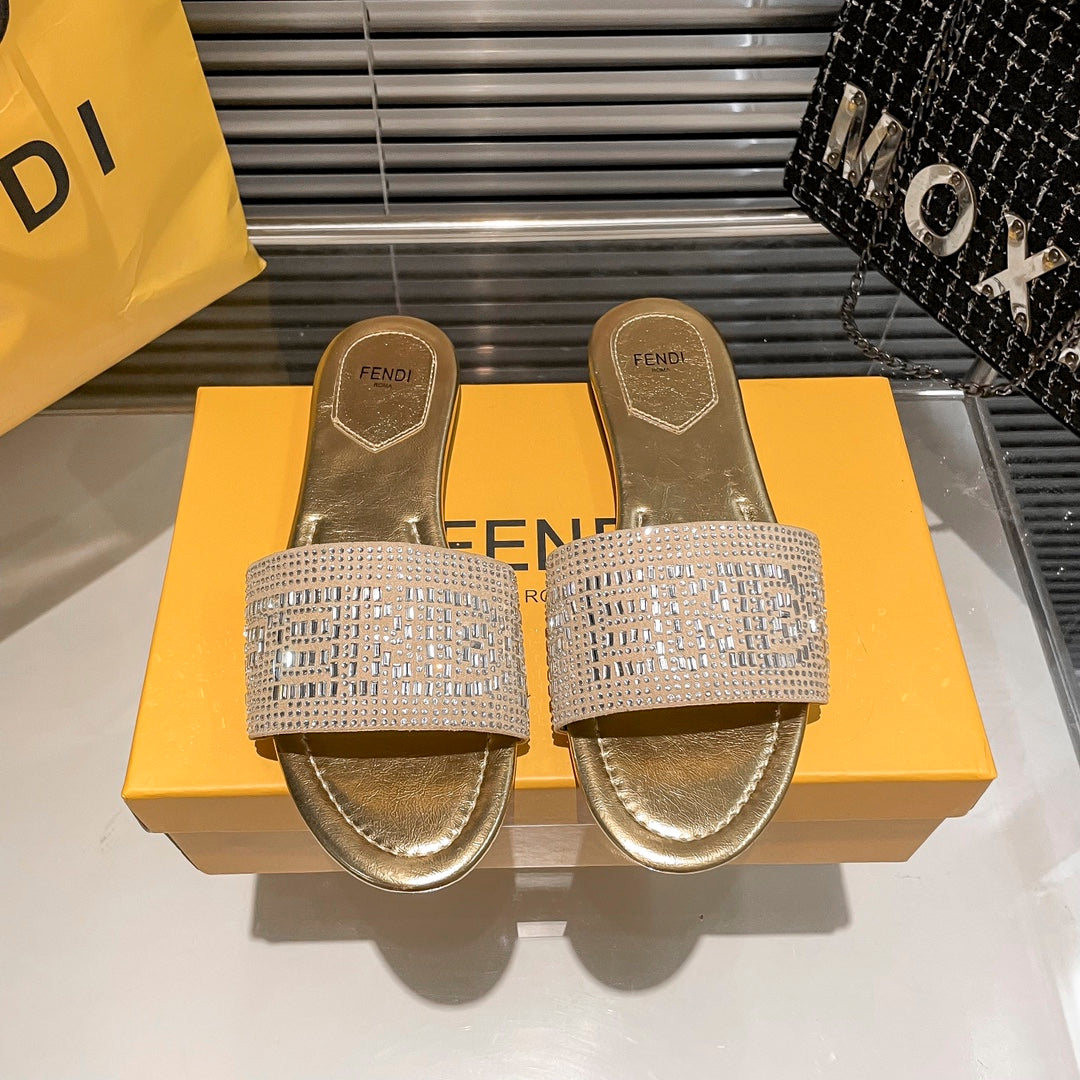 Full Diamond Flat Slippers - Image 7