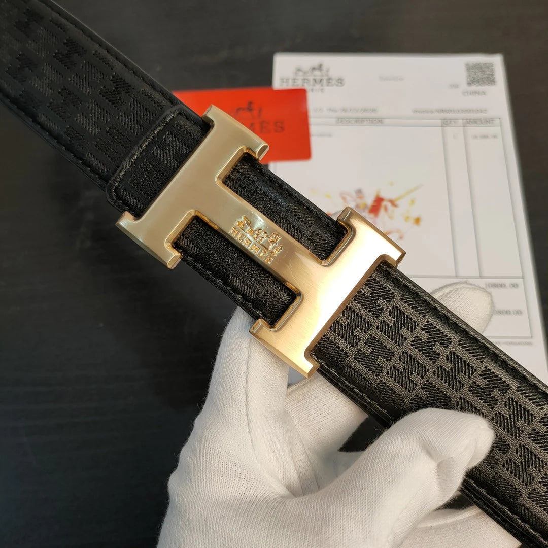 2 Colors printed leather belt - Image 10