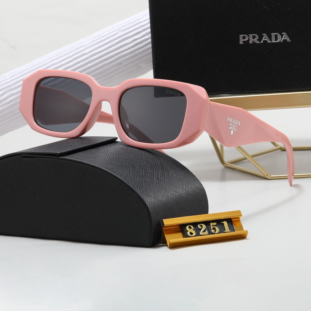 Polygonal Retro Unisex Sunglasses 8251 - Image 9