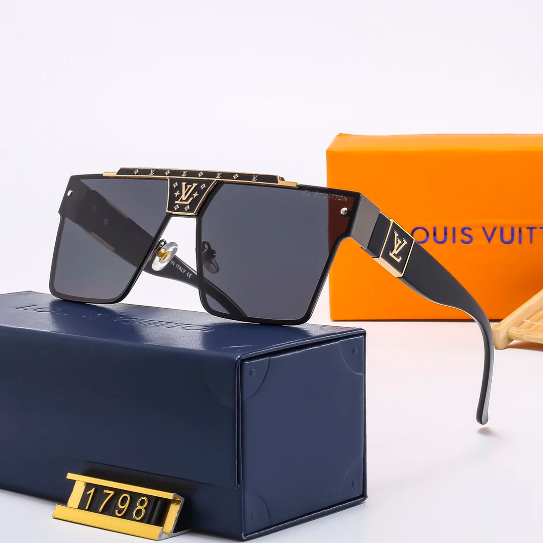 Retro large frame sunglasses 1798 - Image 4
