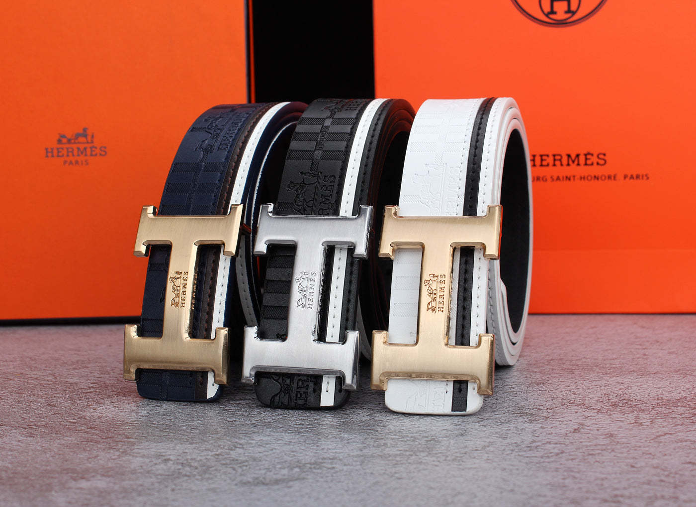 H 3-color fashion belt - Image 2