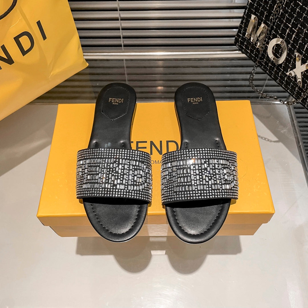 Full Diamond Flat Slippers - Image 5