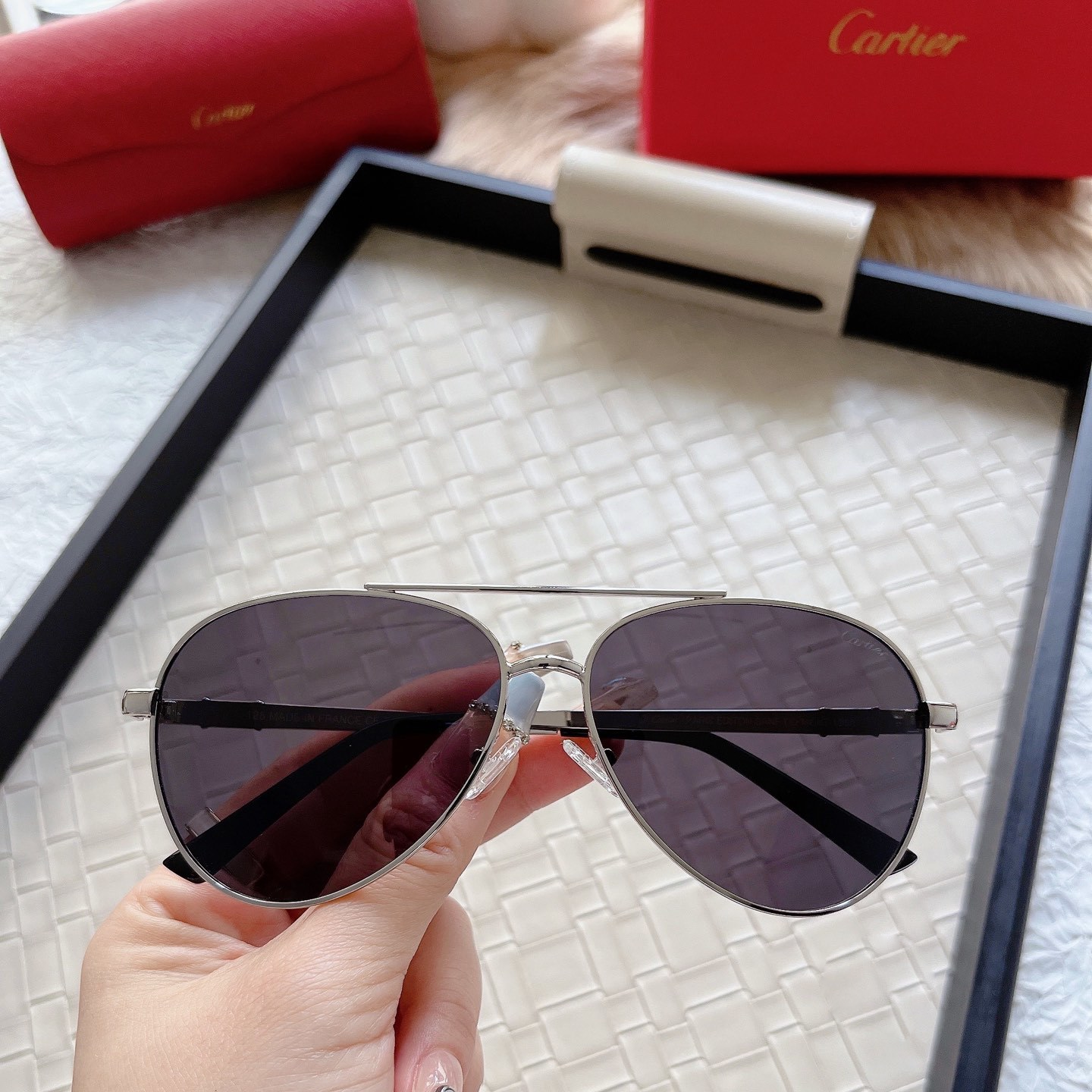 Fashion hot 3 color sunglasses 0648 - Image 9