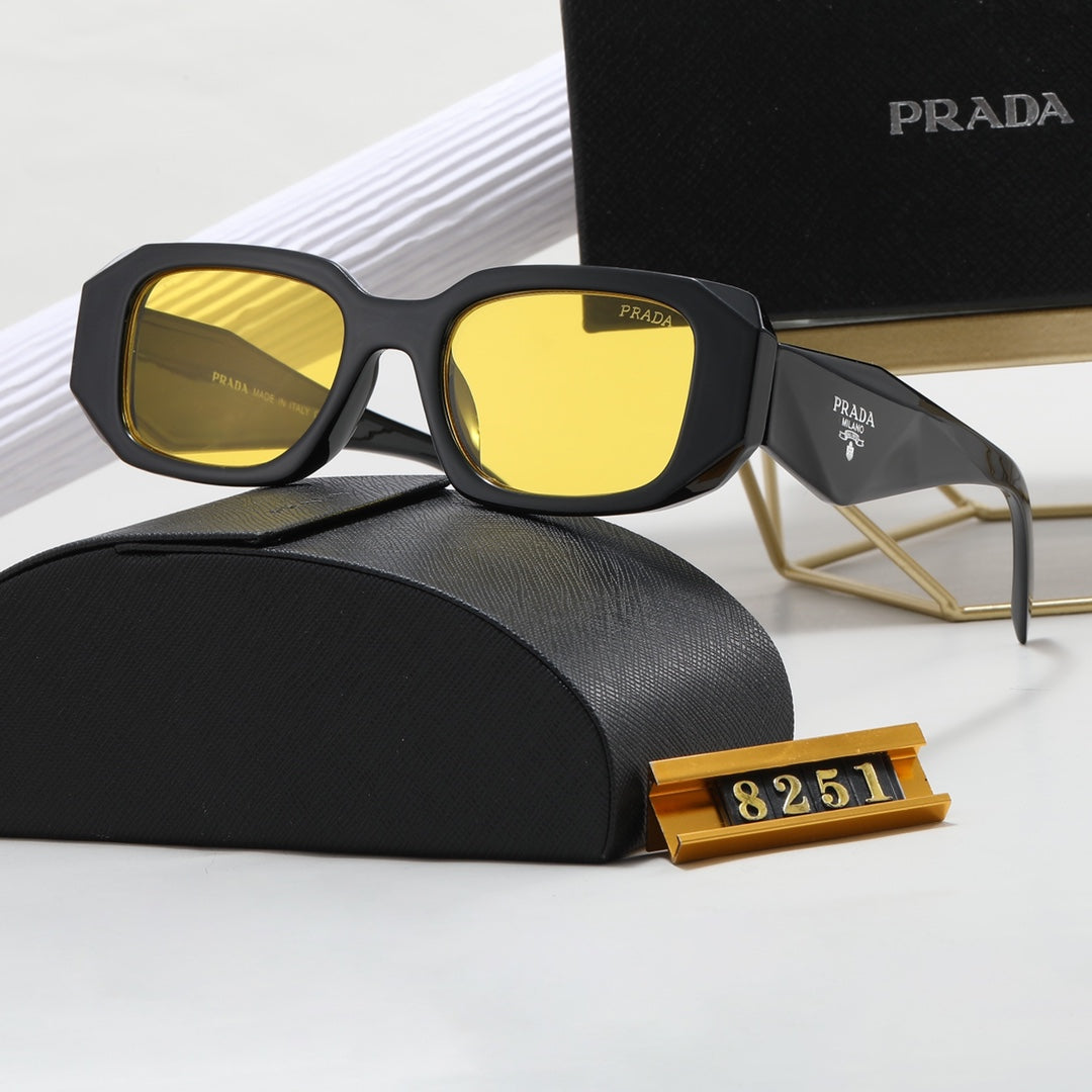 Polygonal Retro Unisex Sunglasses 8251 - Image 8