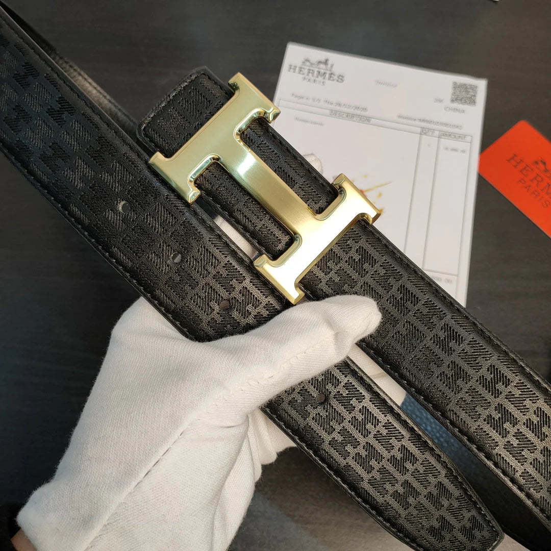 2 Colors printed leather belt - Image 8