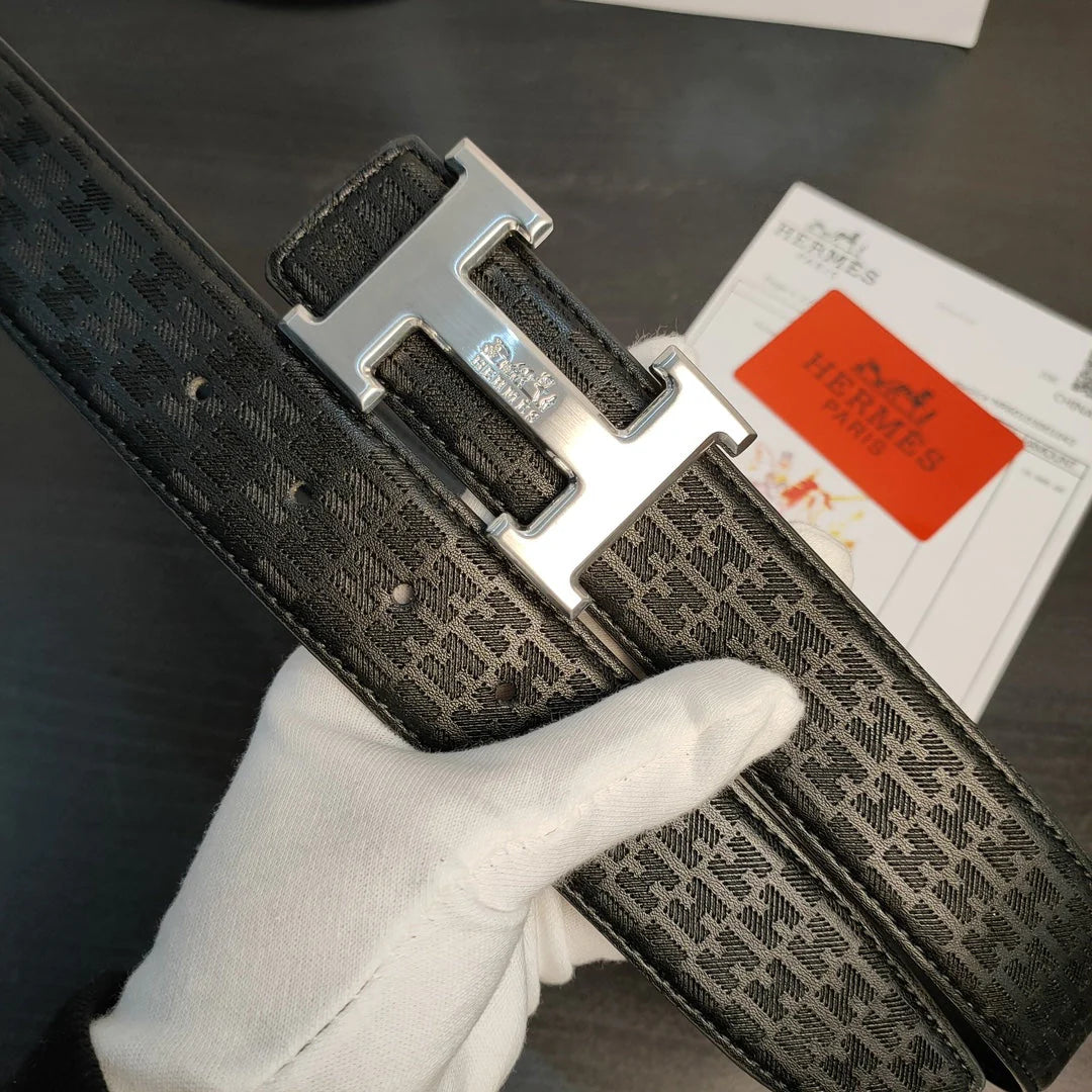 2 Colors printed leather belt - Image 11