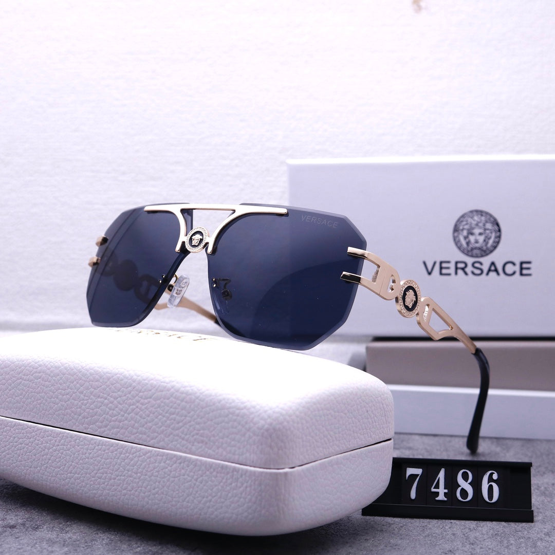 Stylish Medusa Rimless Sunglasses 7486 - Image 4