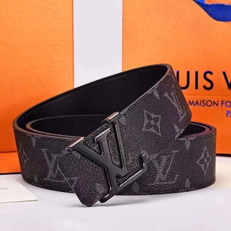 3 Colors printed letter leather belt - Image 4