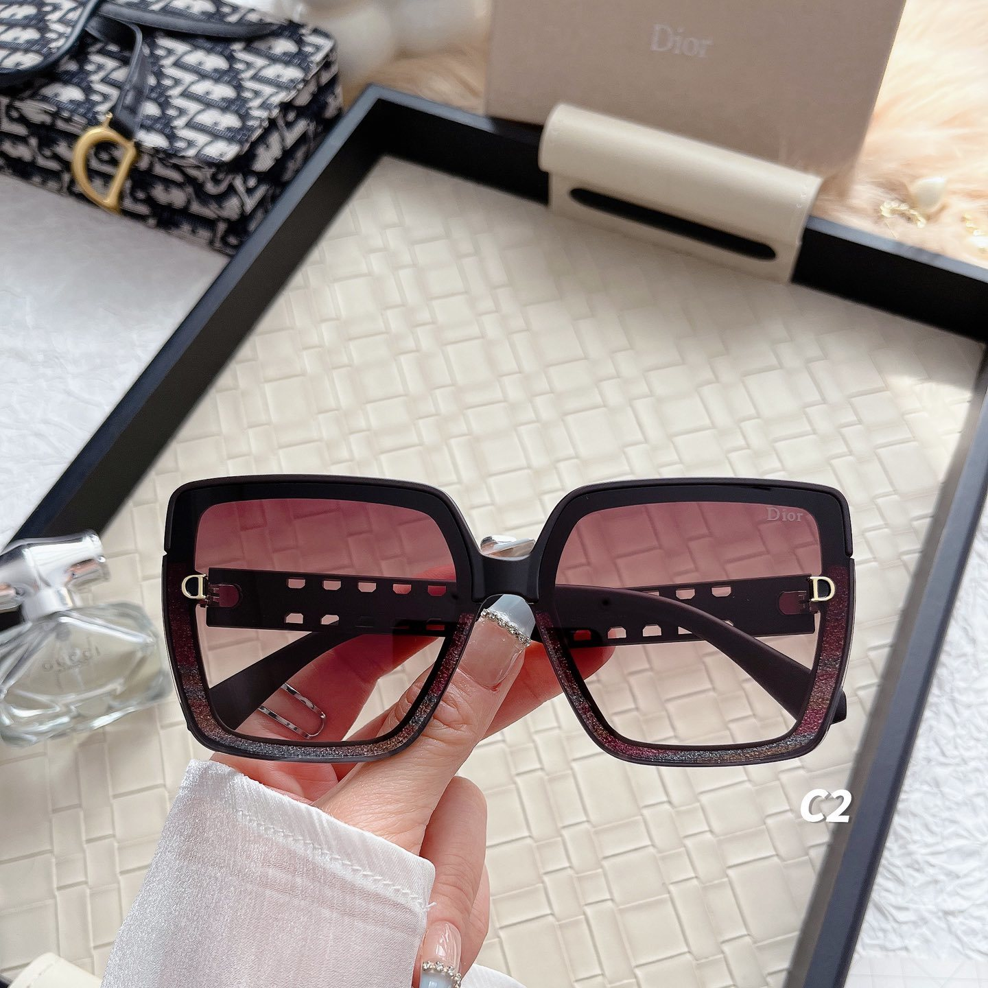 Fashion hot 4 color sunglasses 5910 - Image 5