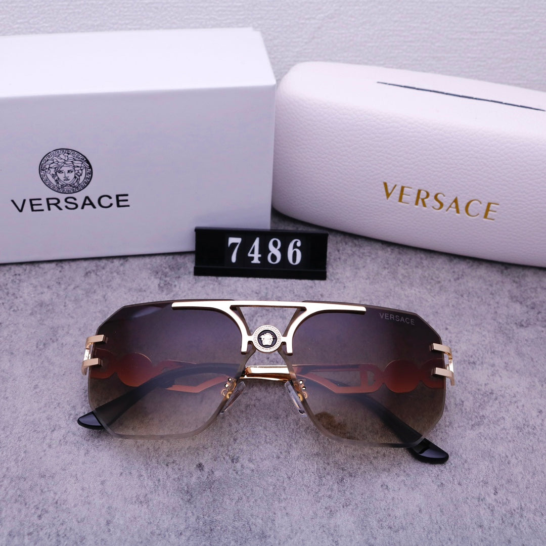 Stylish Medusa Rimless Sunglasses 7486 - Image 9