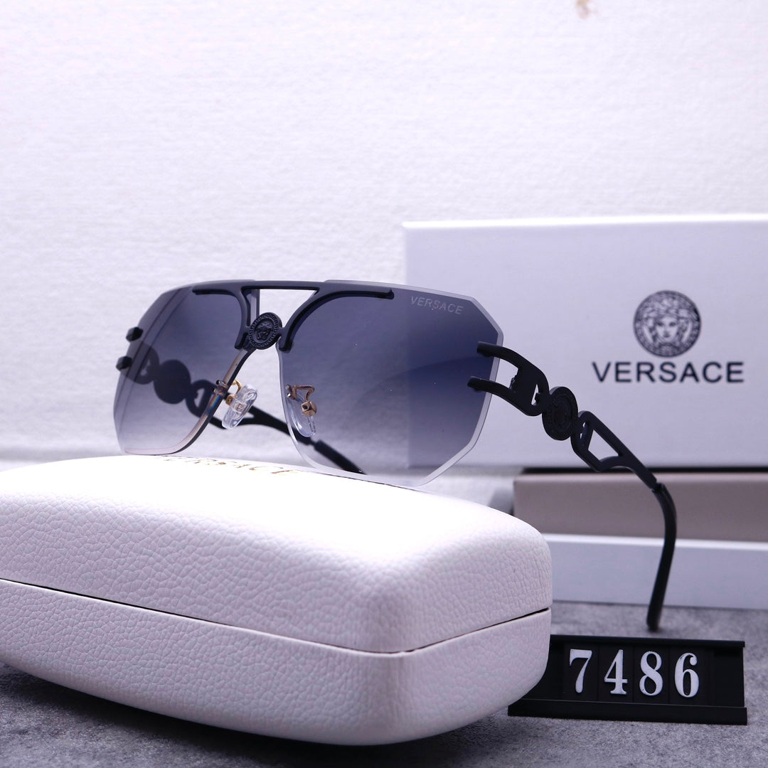 Stylish Medusa Rimless Sunglasses 7486 - Image 5
