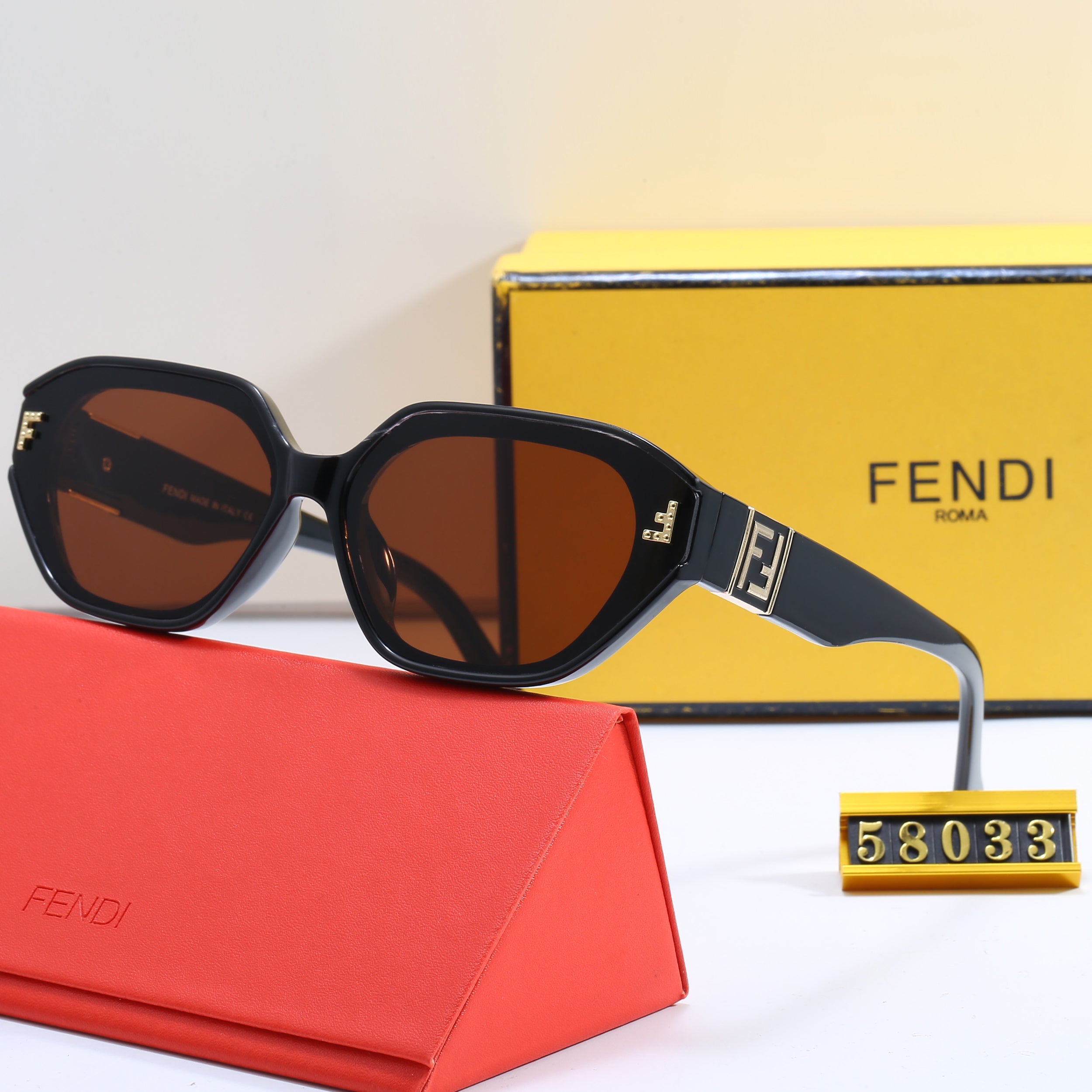 Hexagonal Cat Eye Sunglasses 58033 - Image 7