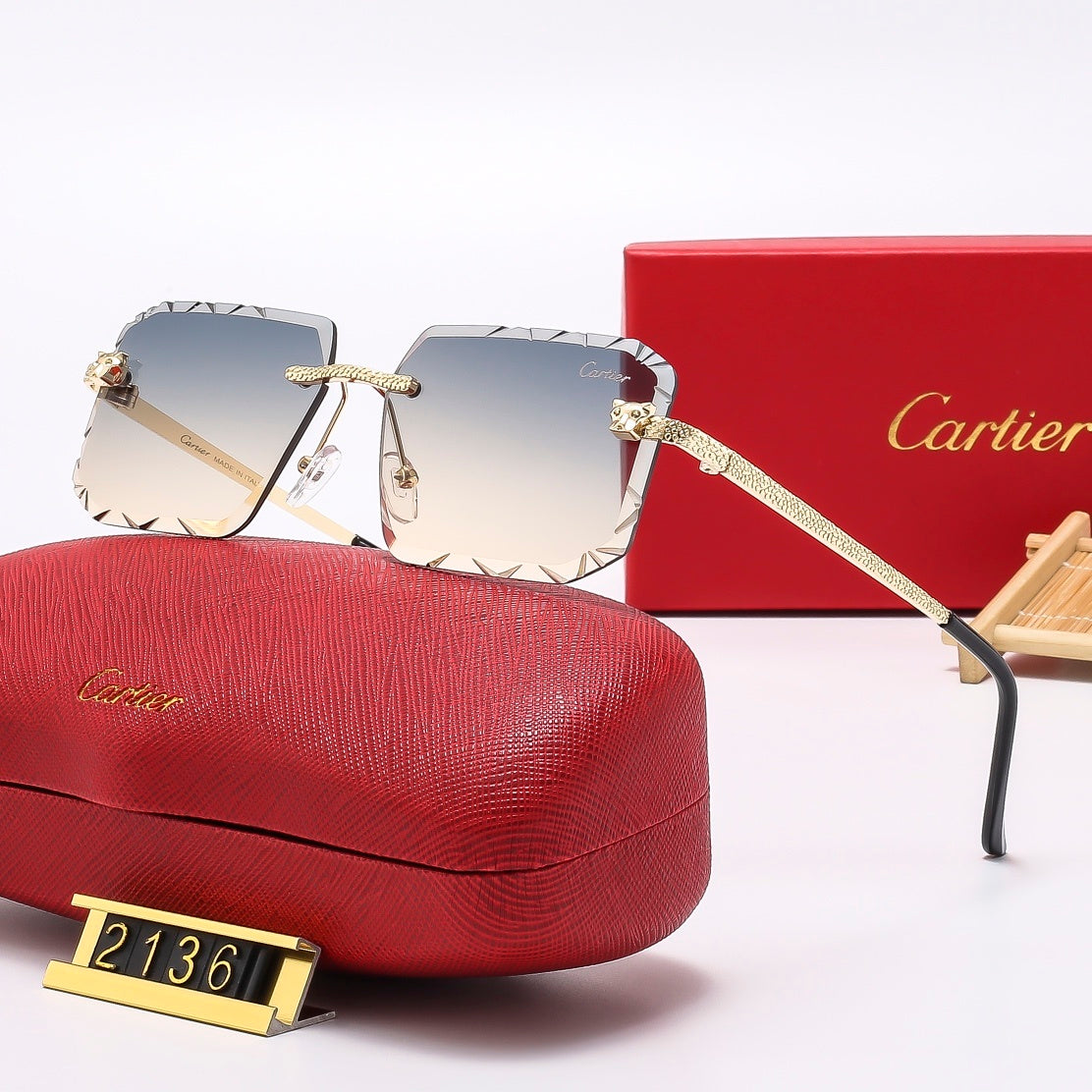 Fashion hot 5 color sunglasses 2136 - Image 6