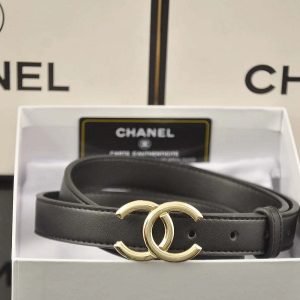 Classic Double C Leather Belt