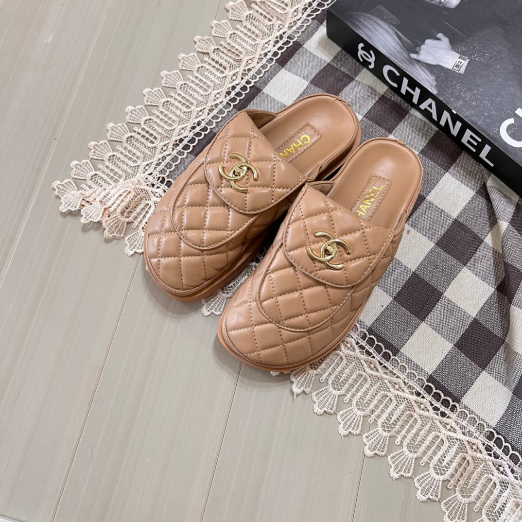 Buckle Thick Sole Half Slipper - Image 3