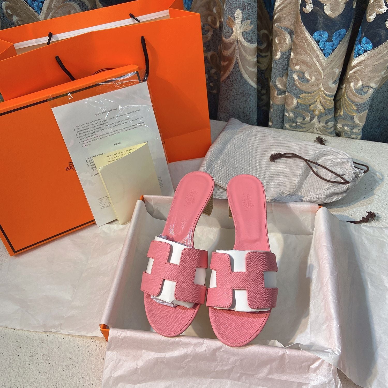 Classic H Heel Sandals - Image 5