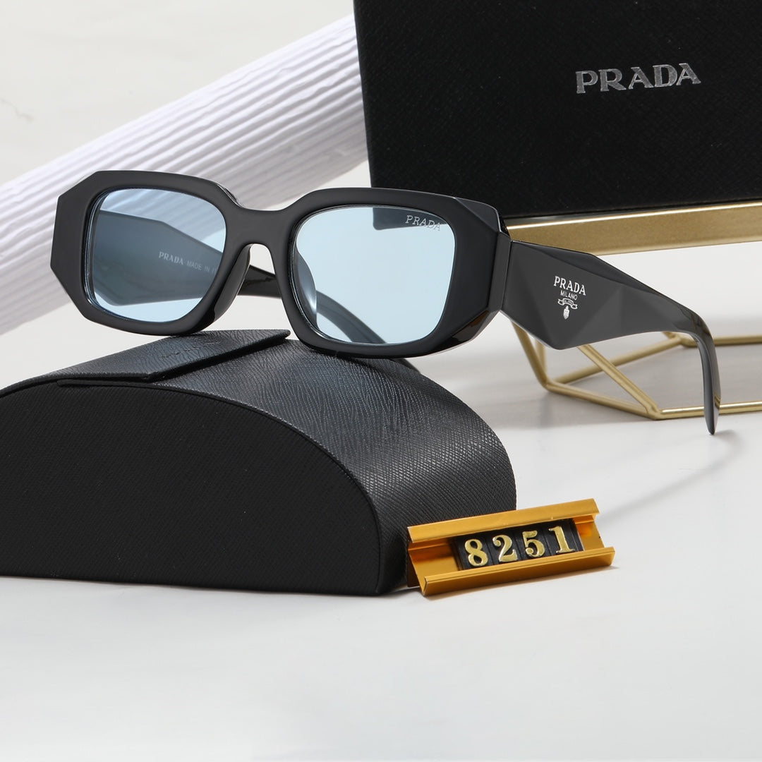 Polygonal Retro Unisex Sunglasses 8251 - Image 7