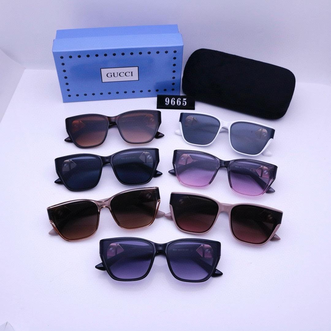 Fashion hot 7 color sunglasses 9665 - Image 2