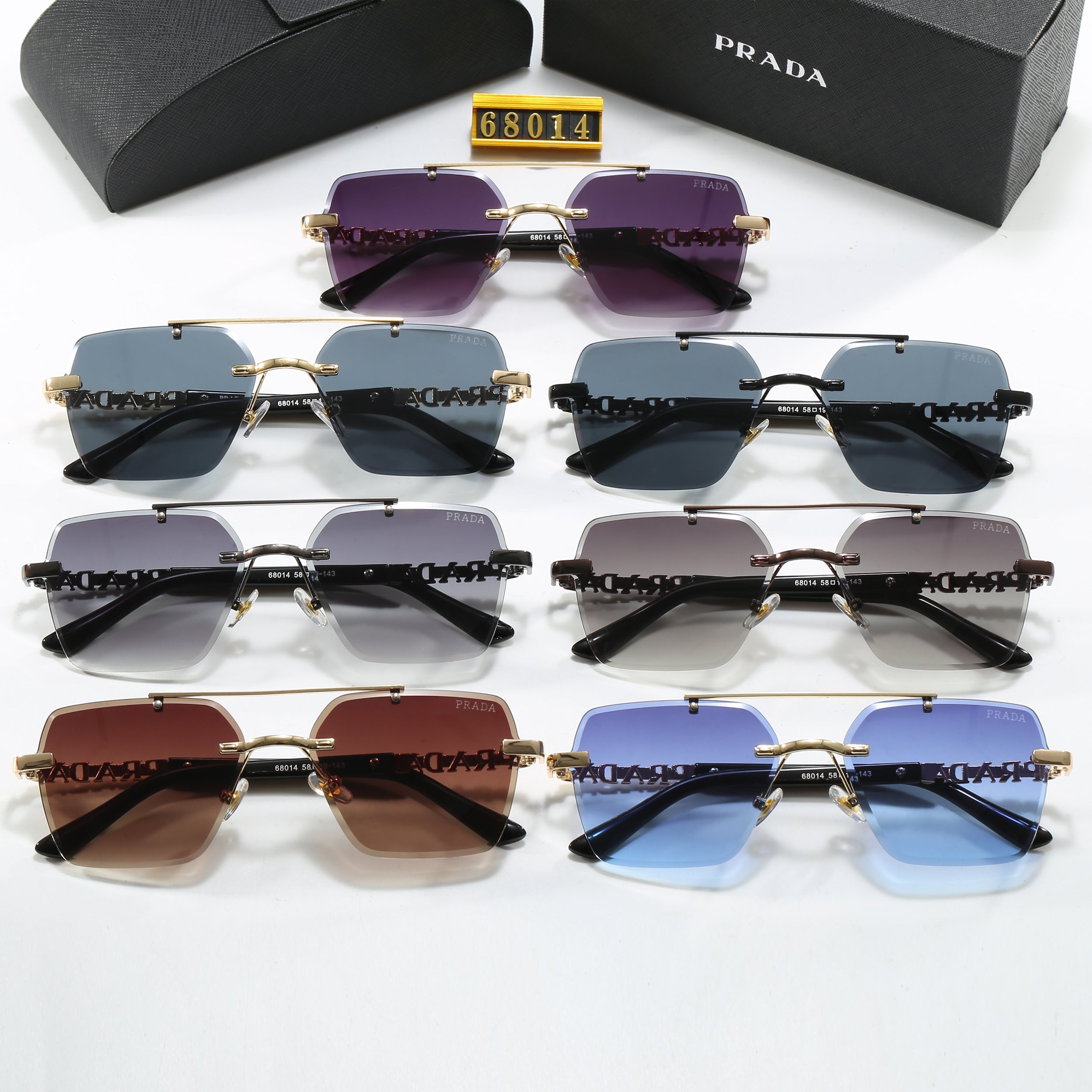 New frameless 68014 sunglasses - Image 2