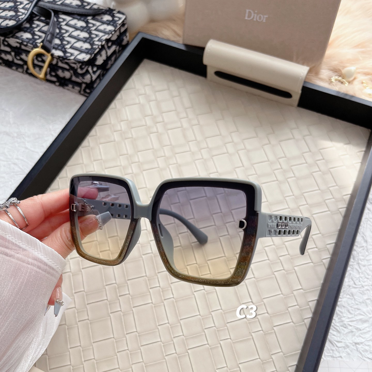 Fashion hot 4 color sunglasses 5910 - Image 9