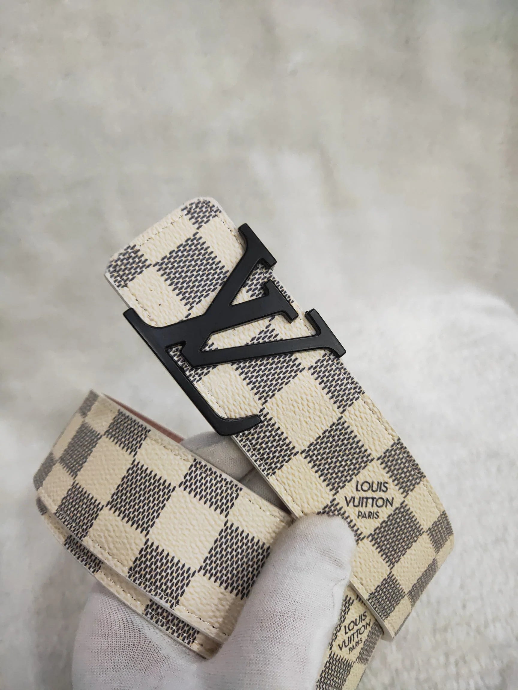 3 Colors Striped Letter Leather Belt - Image 6