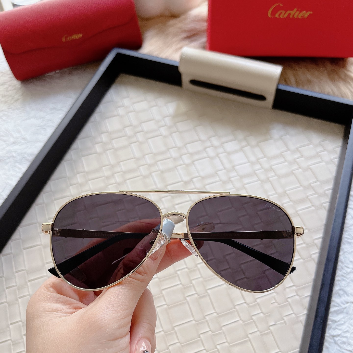 Fashion hot 3 color sunglasses 0648 - Image 4
