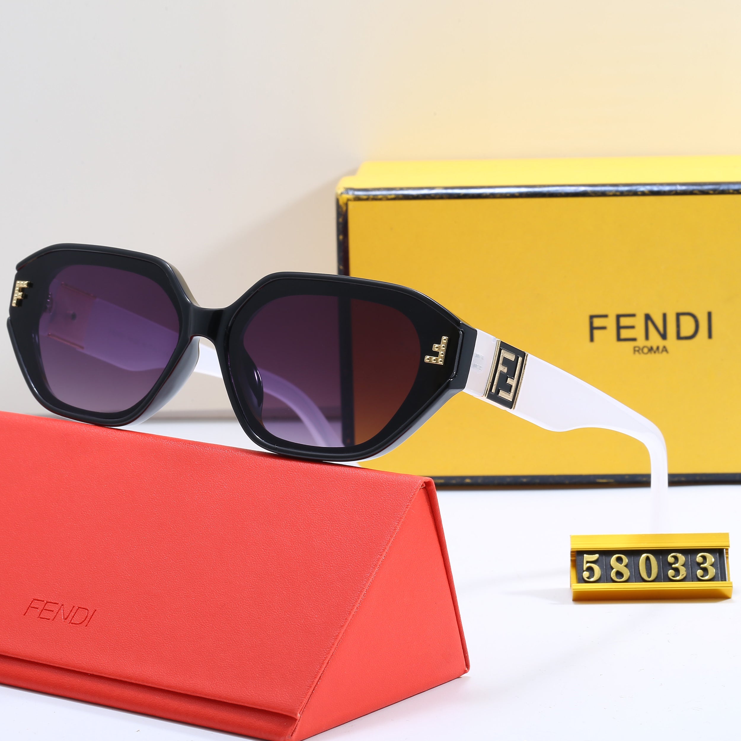 Hexagonal Cat Eye Sunglasses 58033 - Image 6