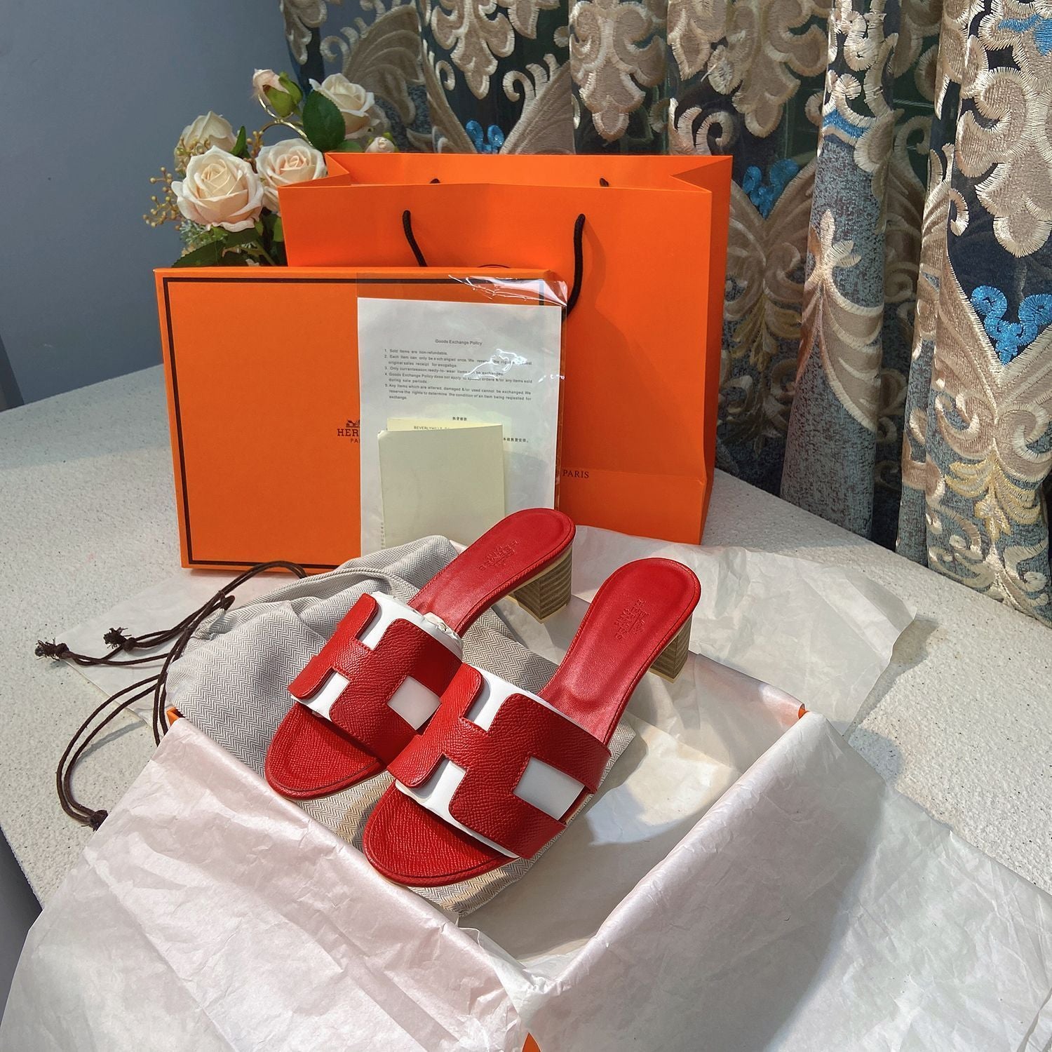 Classic H Heel Sandals - Image 2