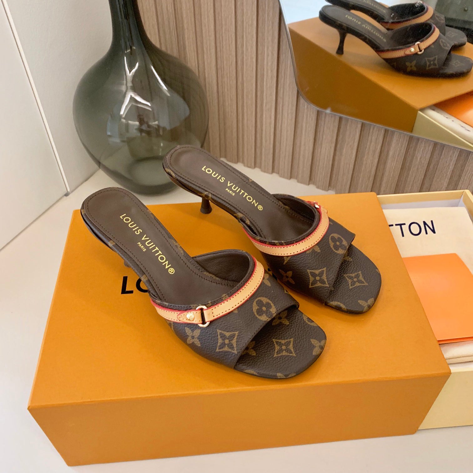 New Monogram Heel Sandals - Image 2