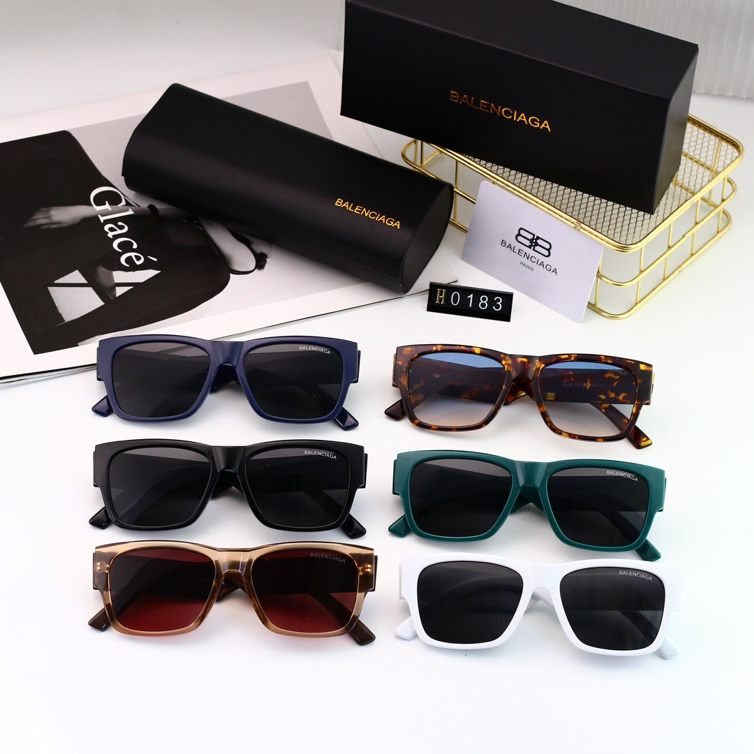 Fashion Square Frame Sunglasses 0183 - Image 2