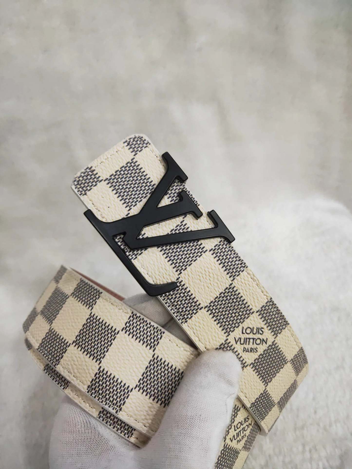 3 Colors Striped Letter Leather Belt - Image 3