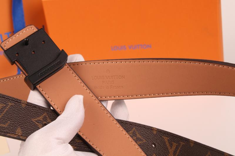 Men's belt with brown old flower + wallet 3 colors belt buckle - Image 7