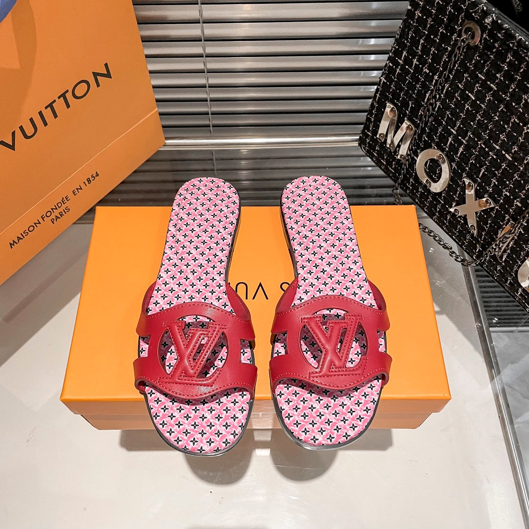 Cutout Letter Printed Slippers - Image 7