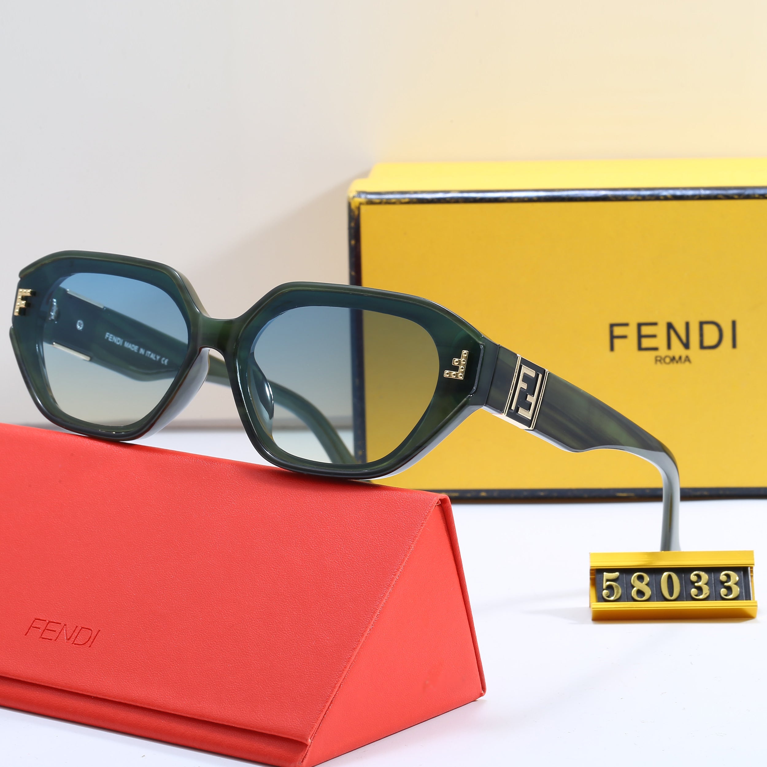 Hexagonal Cat Eye Sunglasses 58033 - Image 5