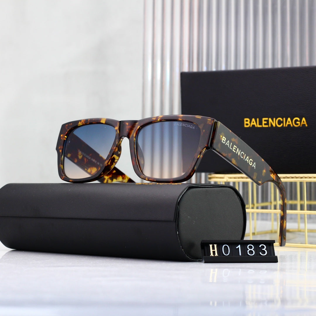 Fashion Square Frame Sunglasses 0183 - Image 5