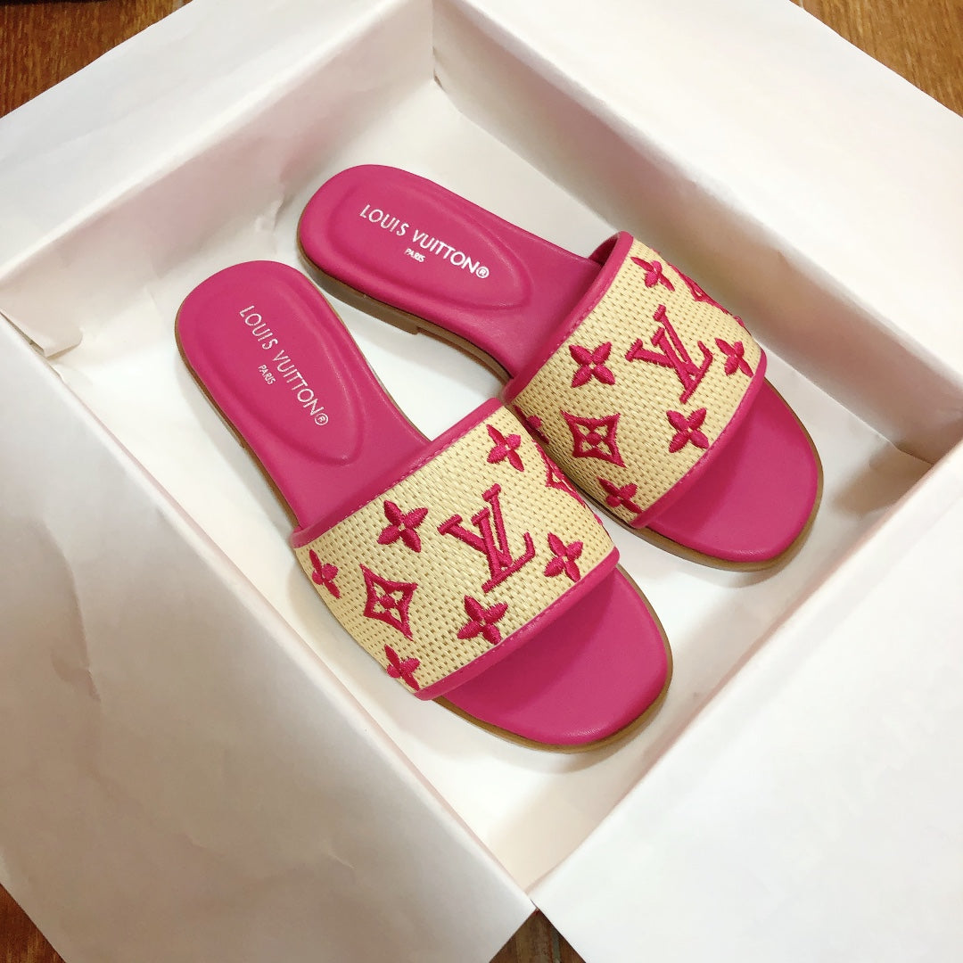 Woven Embroidered Slippers - Image 4