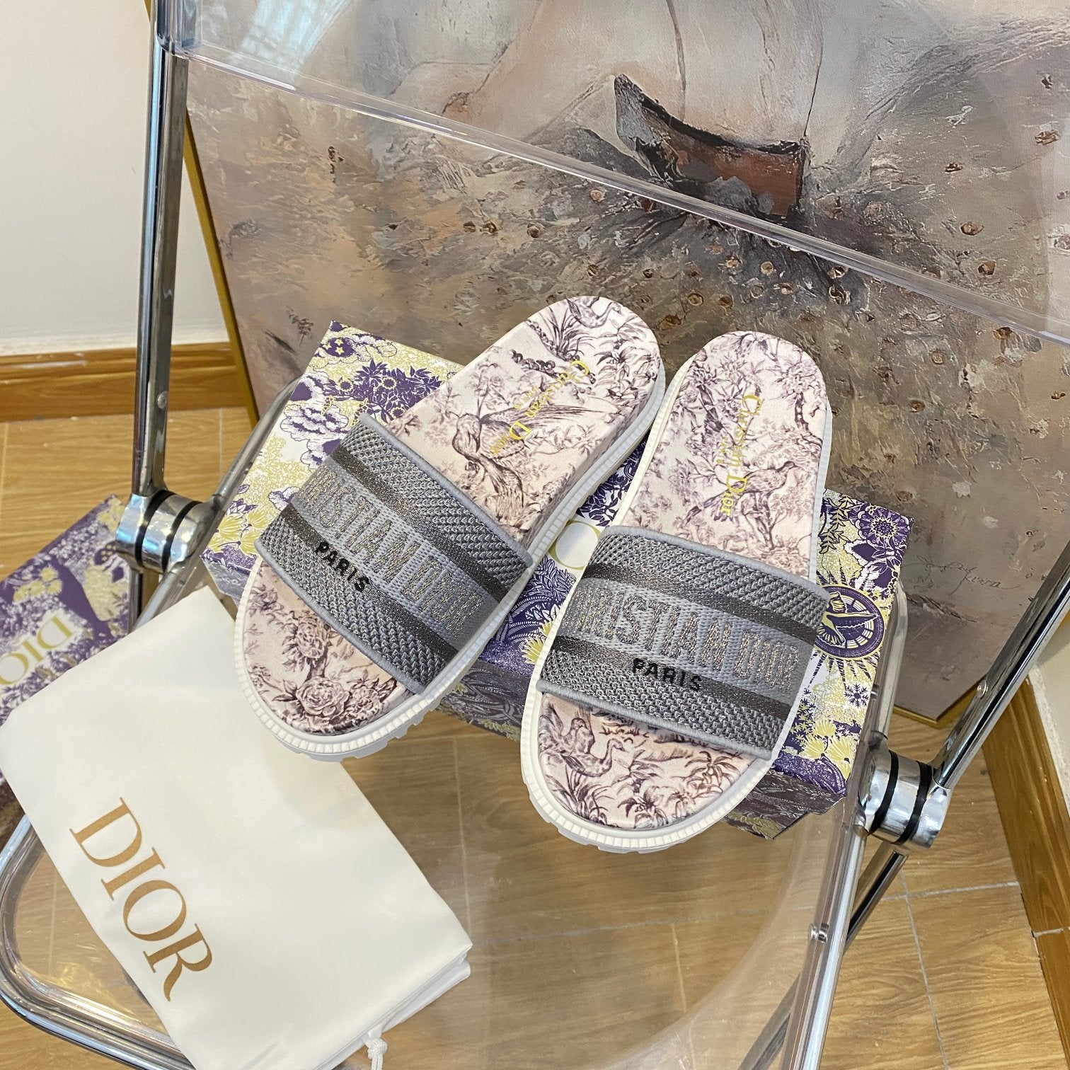 Jacquard Pattern Slippers - Image 5