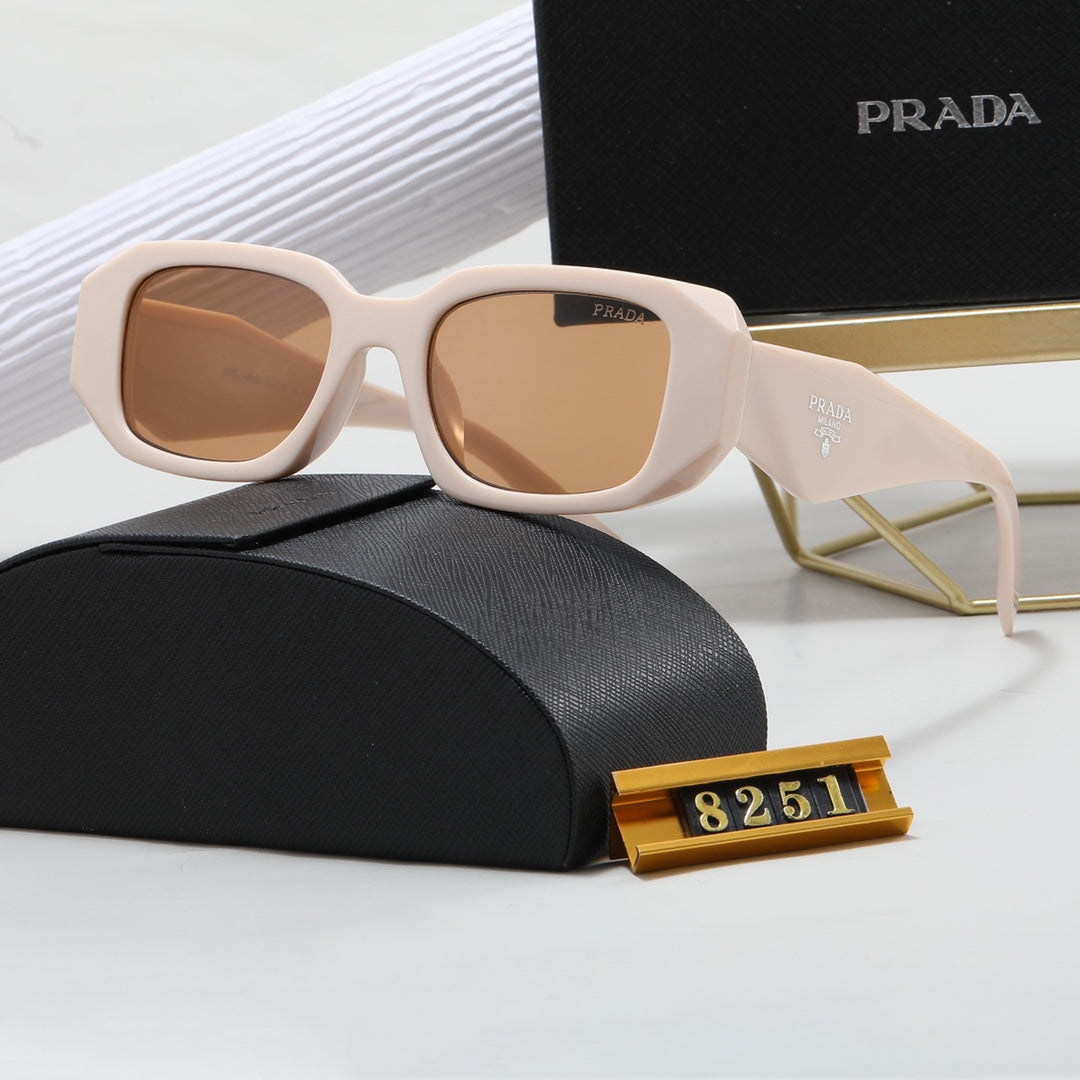 Polygonal Retro Unisex Sunglasses 8251 - Image 5