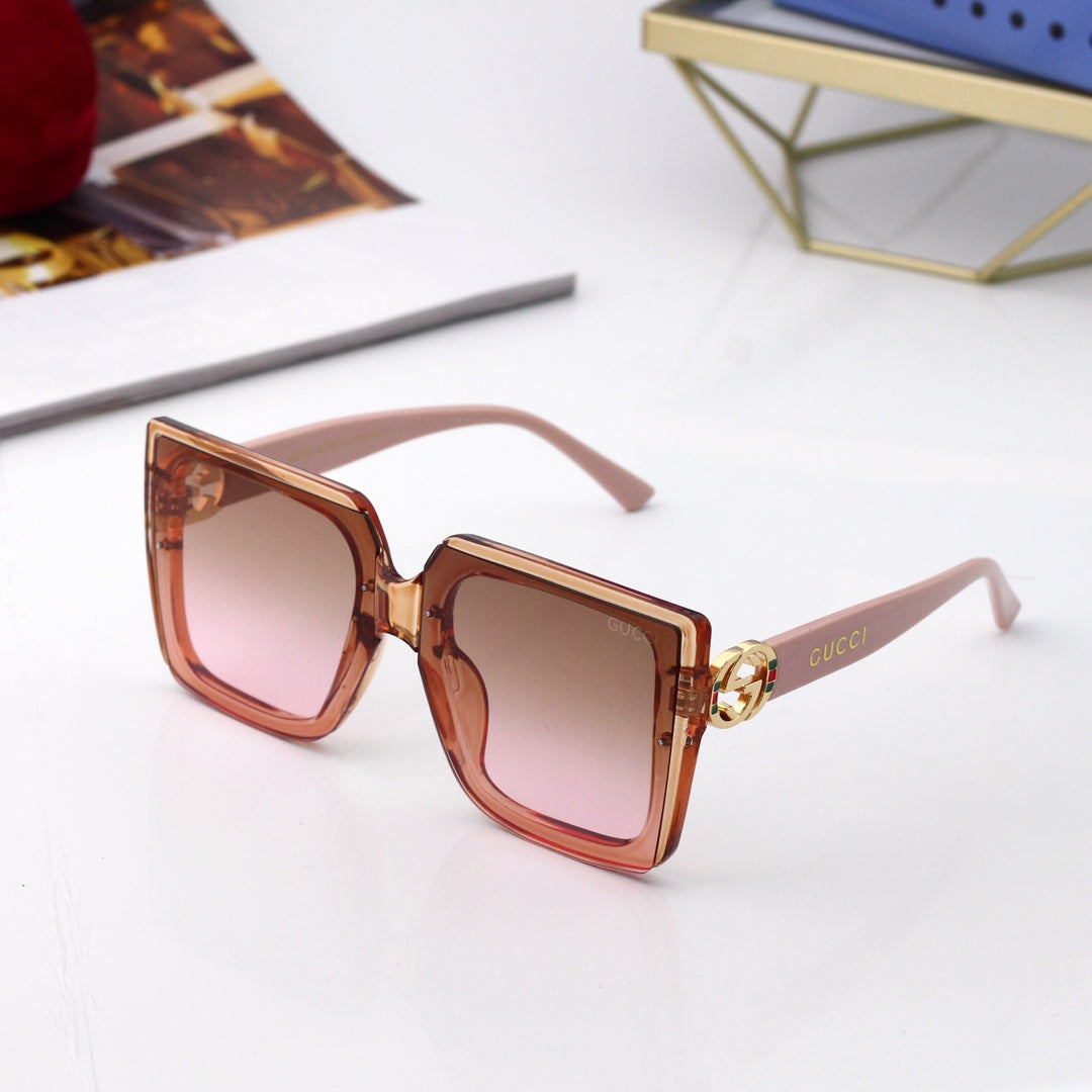 New Square Frame Environmentally Friendly PC Sunglasses 7139 - Image 6