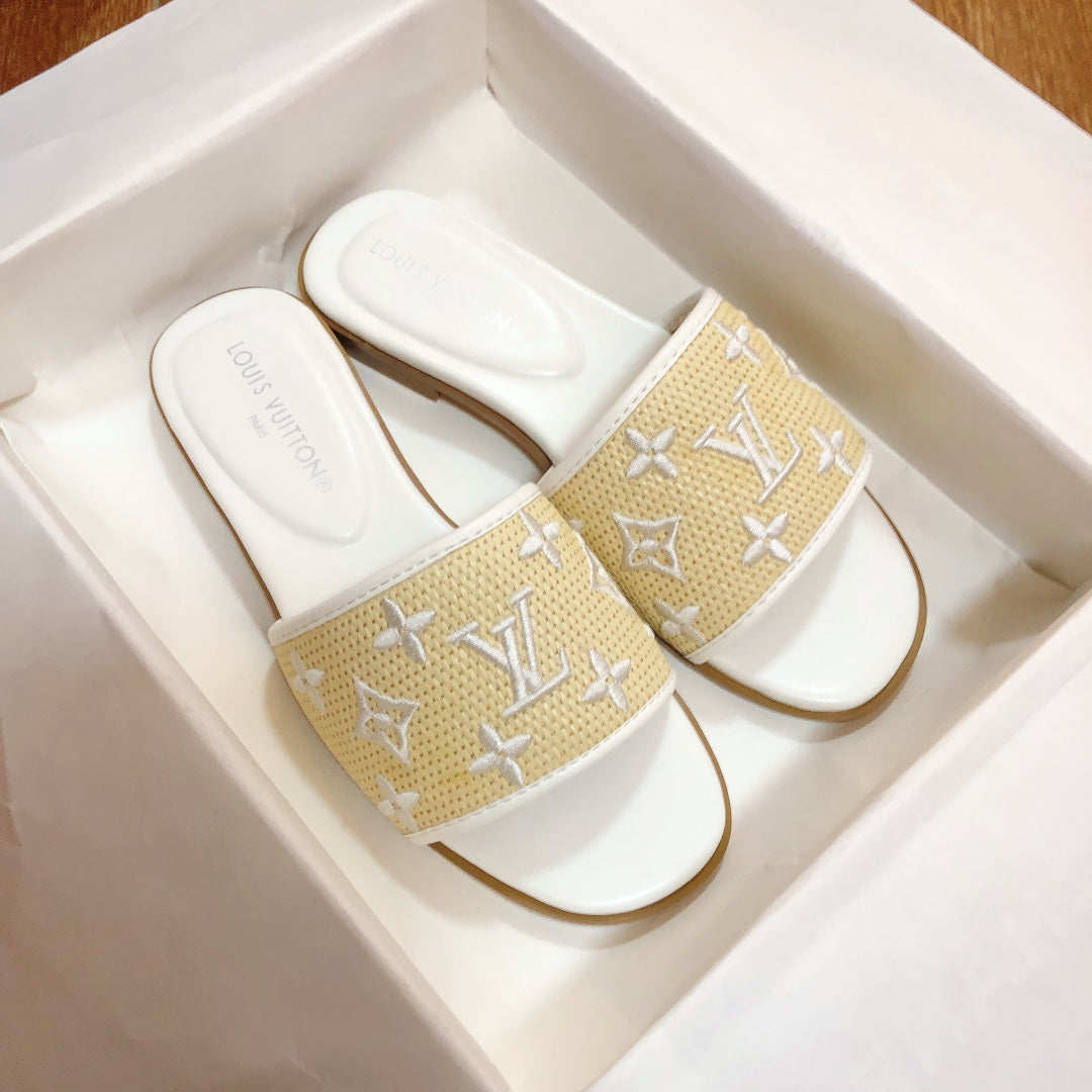 Woven Embroidered Slippers - Image 7