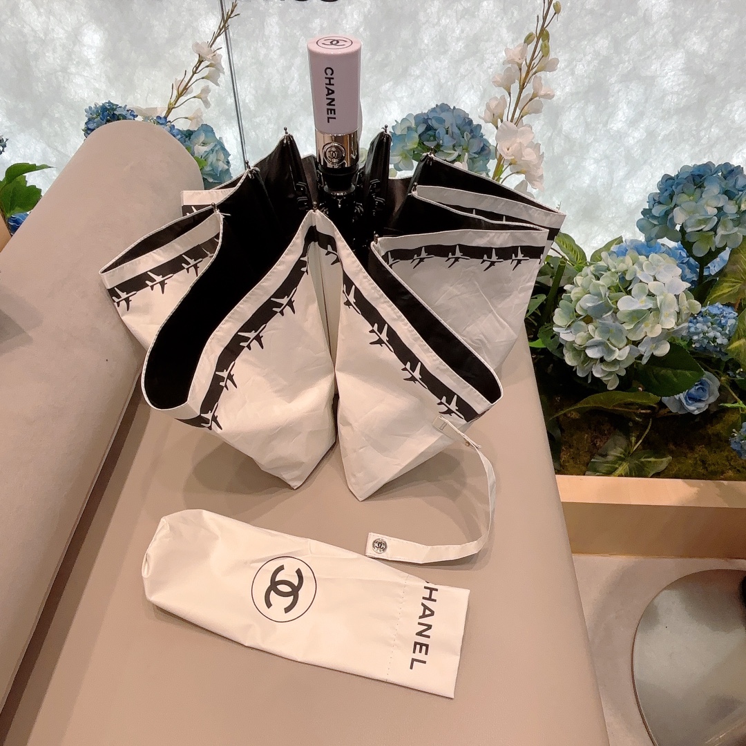 Chanel (CC) luxury designer umbrella 0070 - Image 7