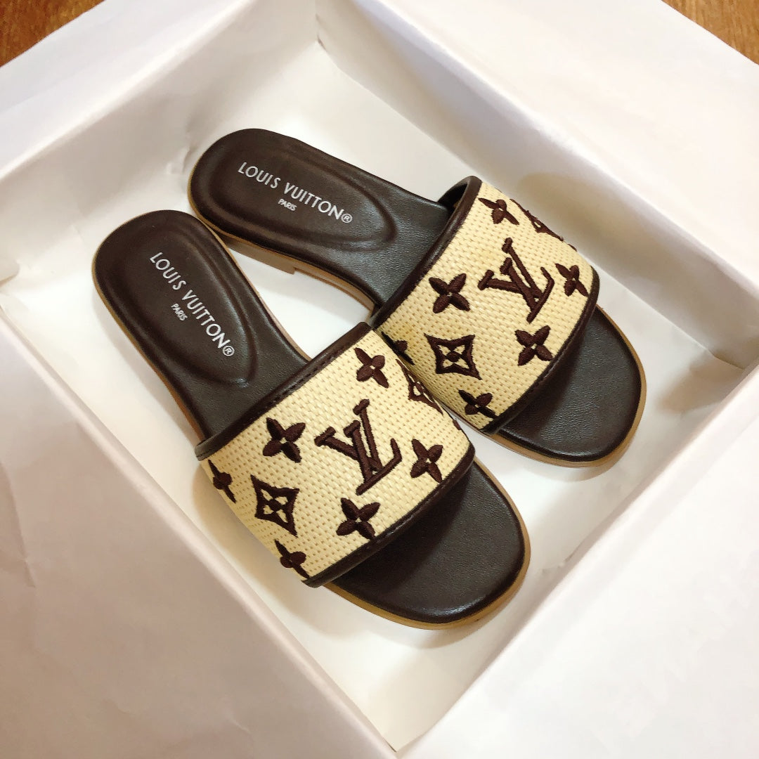Woven Embroidered Slippers - Image 2