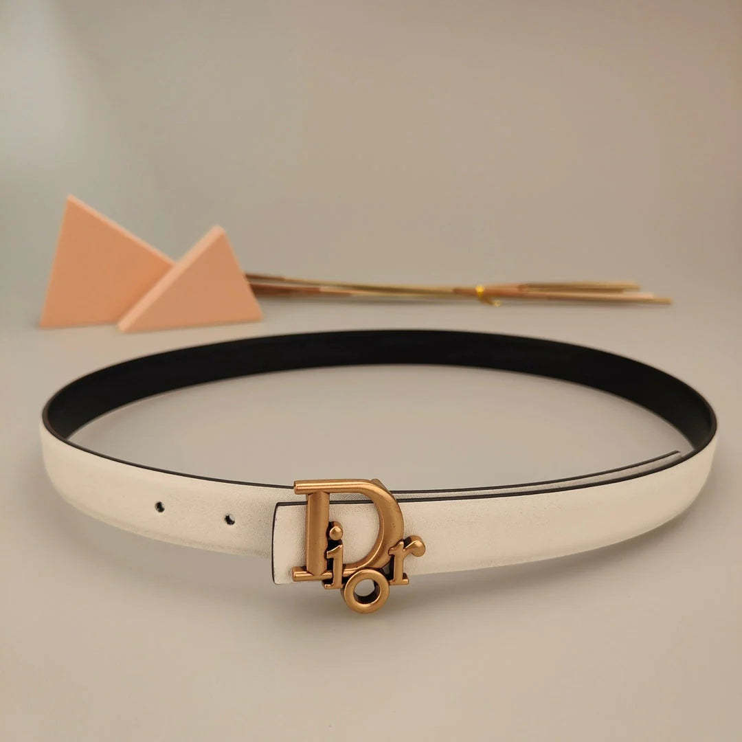 7 Colors Classic Alphabet Buckle Ladies Leather Belt - Image 7