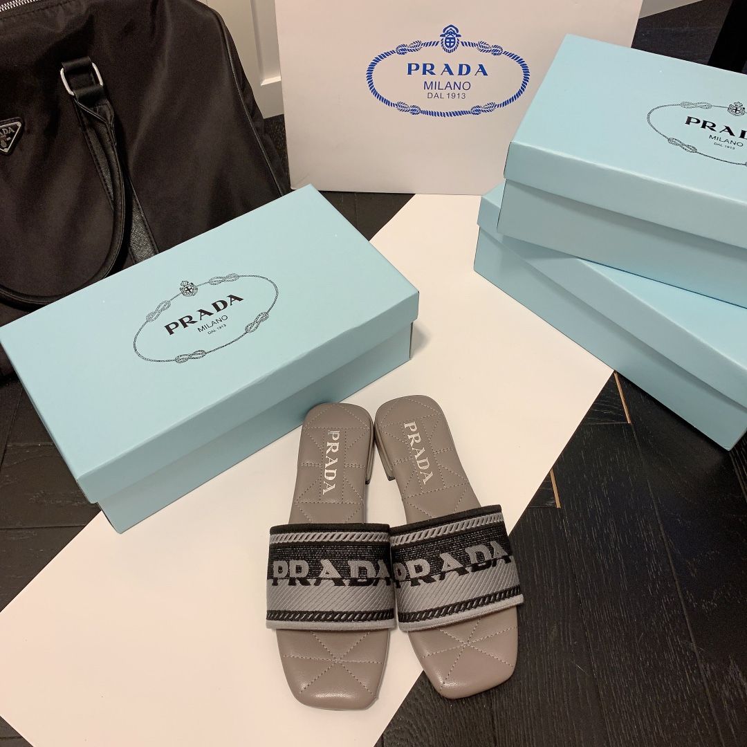 Monogram Embroidered Flat Slippers - Image 8