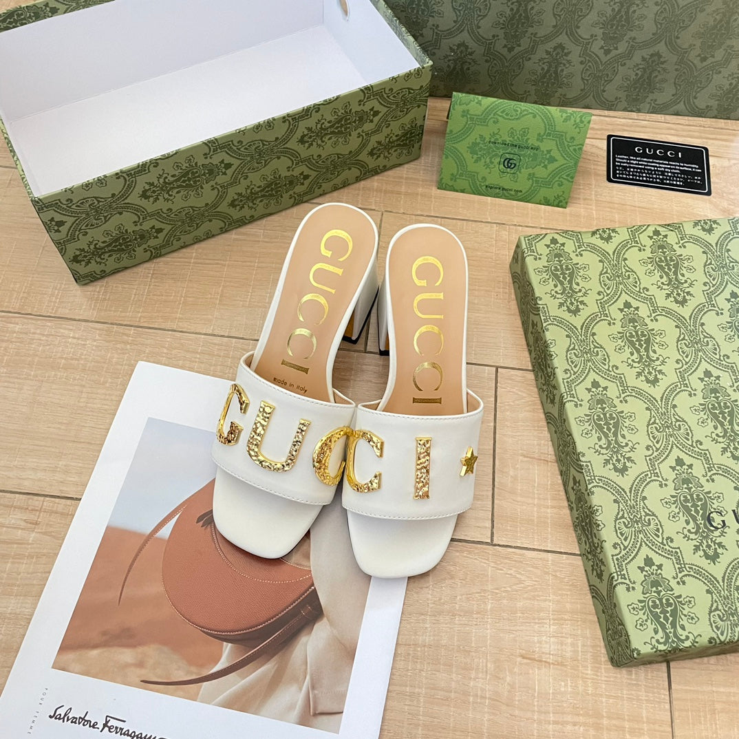 Retro Block Heel Sandals - Image 4