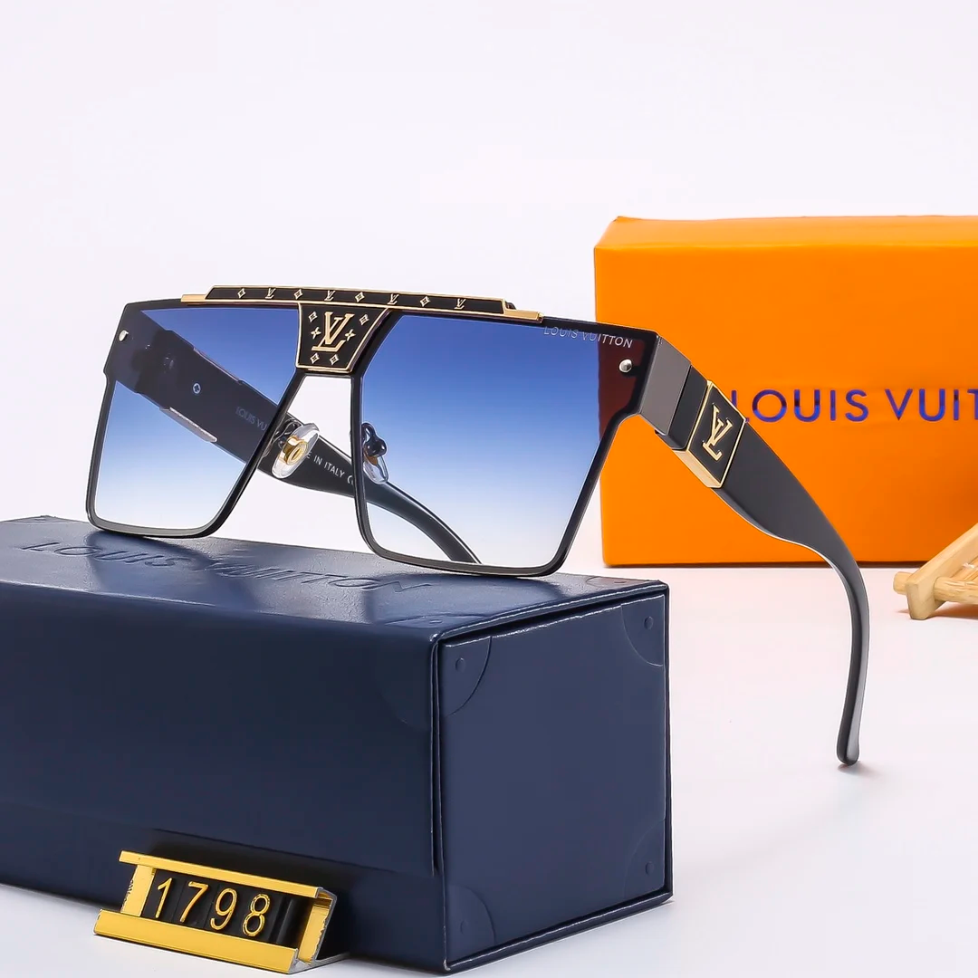 Retro large frame sunglasses 1798 - Image 2