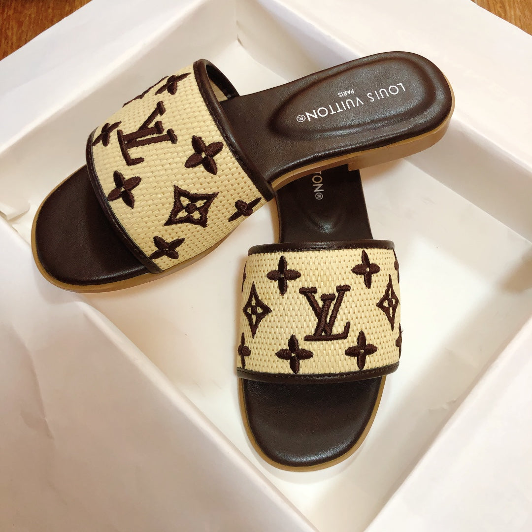 Woven Embroidered Slippers - Image 6