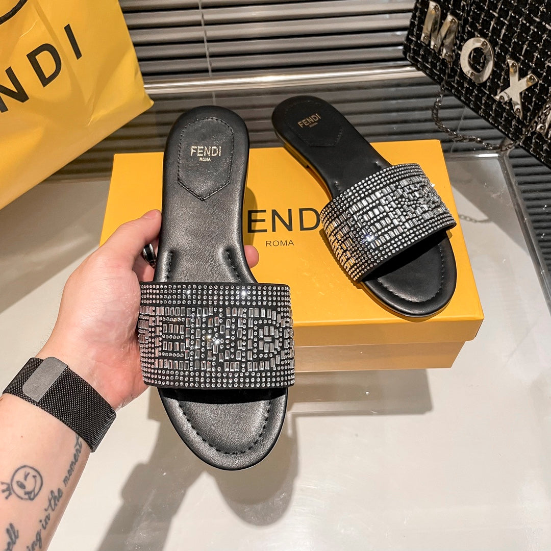 Full Diamond Flat Slippers - Image 6